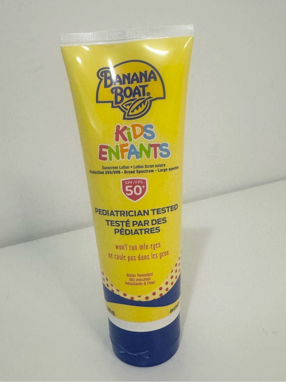 Banana Boat Kids SPF 50+ Sunscreen Lotion 240 ml., Brand New